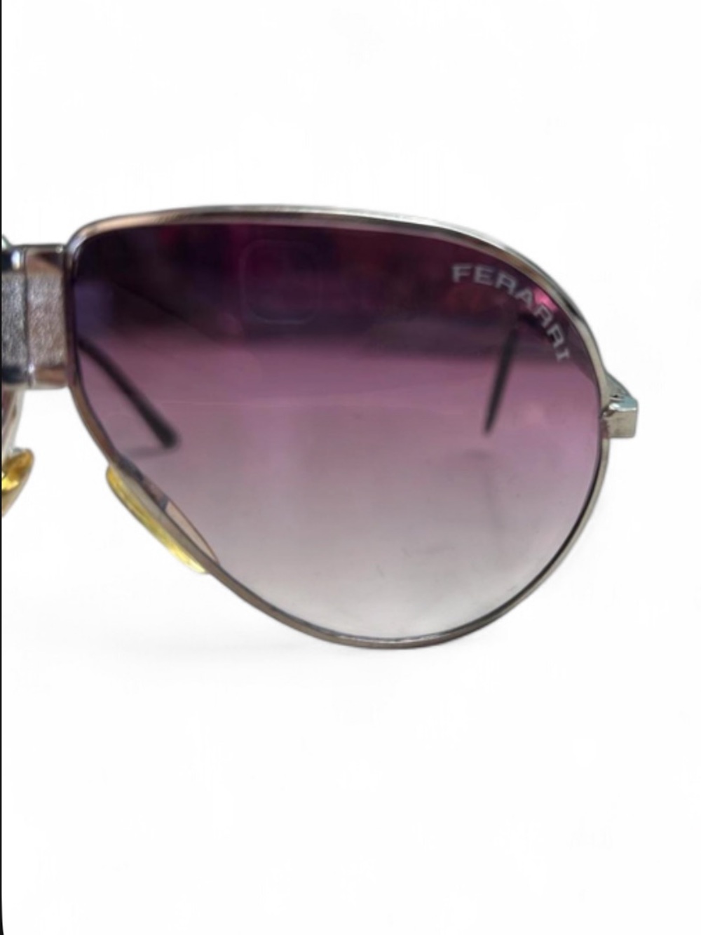 Vintage Ferrari Folding Sunglasses - Collapsible Aviator Style w/ Original Case - Picture 2 of 8